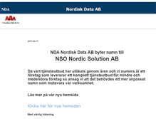 Tablet Screenshot of nordiskdata.se